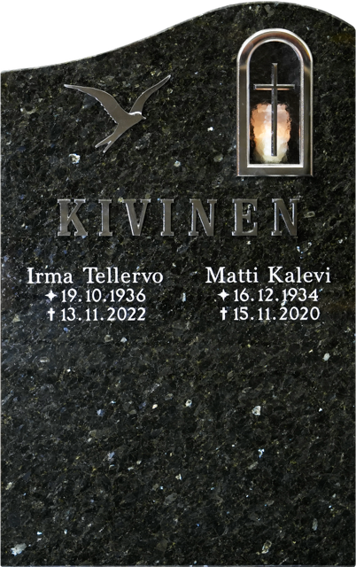 Hautakivi Kivinen - tumma labrador image