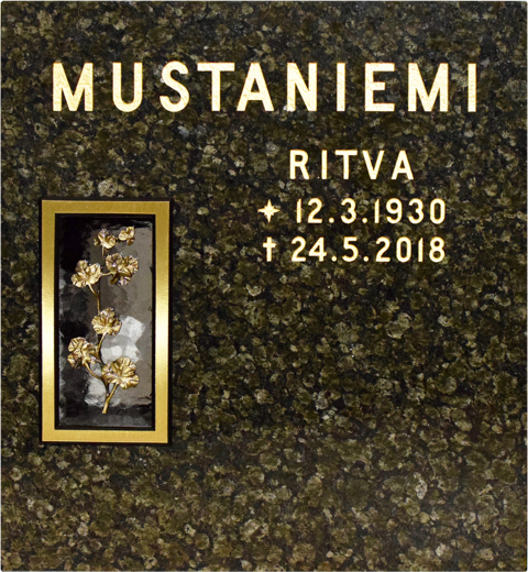 Hautakivi Mustaniemi - Ylämaan vihreä image